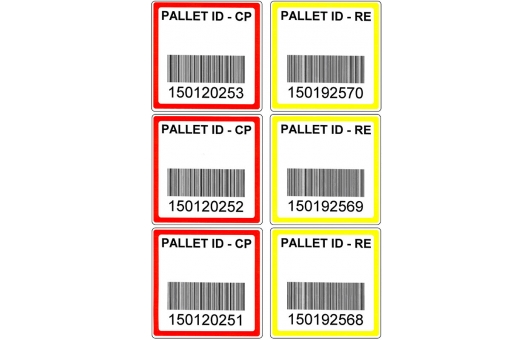 Durable Custom Pallet Labels Manufactured And Printed